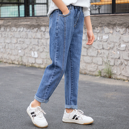 Children’s Spring & Autumn  Jeans – Lightweight Comfortable Casual Kids Wear