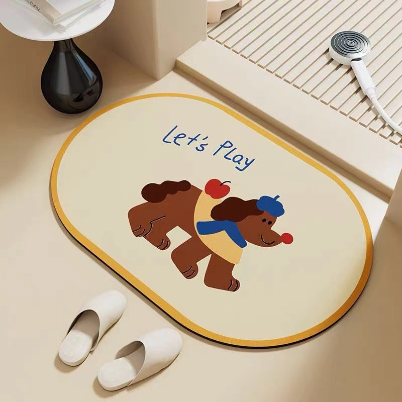 Dachshund floor mat