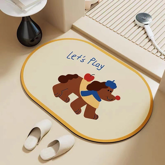 Dachshund floor mat