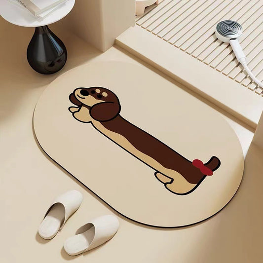 Dachshund floor mat
