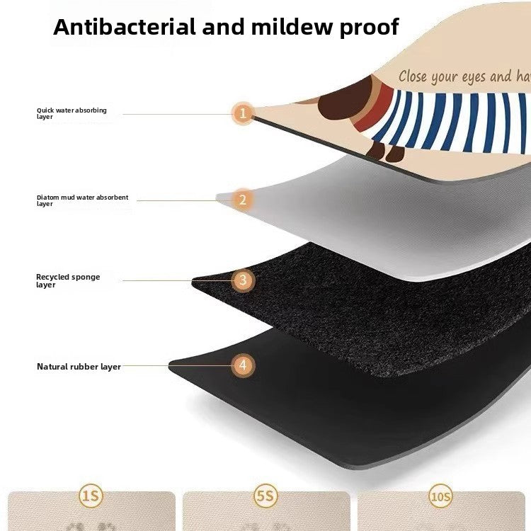 Dachshund floor mat