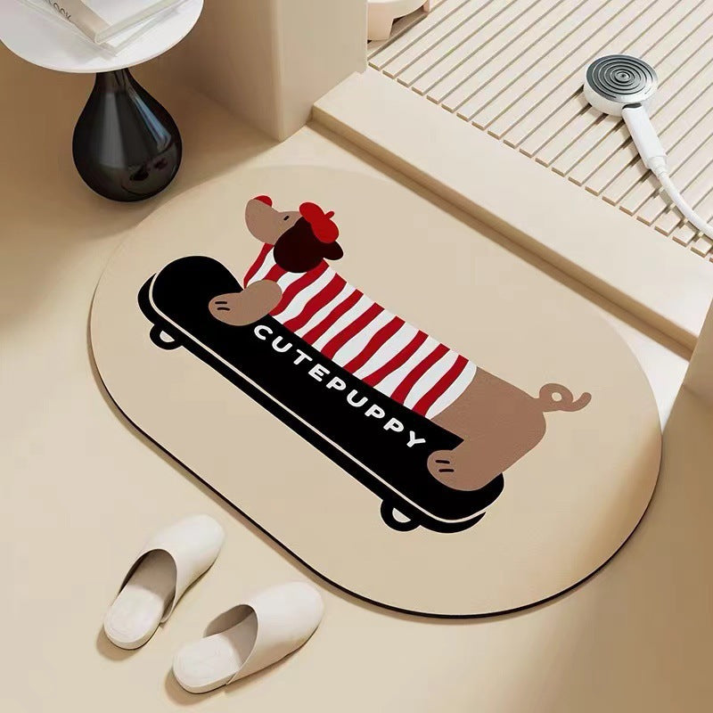 Dachshund floor mat