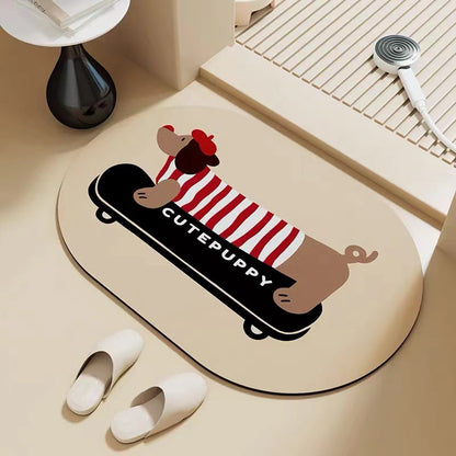 Dachshund floor mat