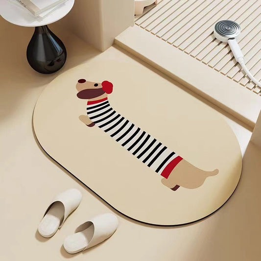 Dachshund floor mat