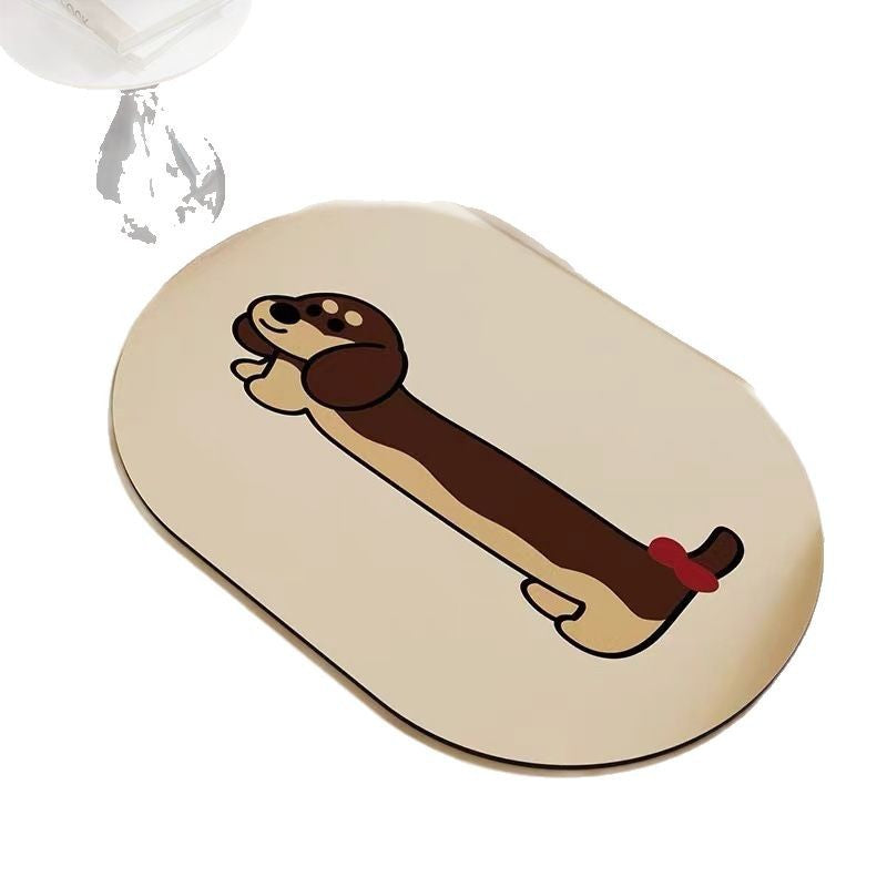 Dachshund floor mat