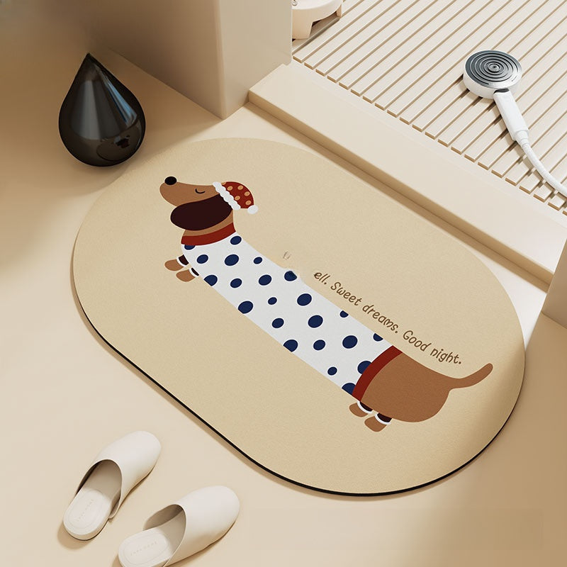 Dachshund floor mat