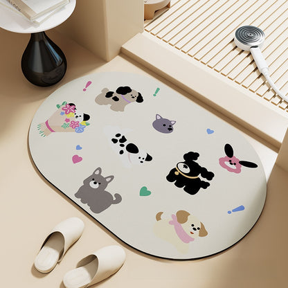 Dachshund floor mat