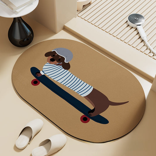 Dachshund floor mat