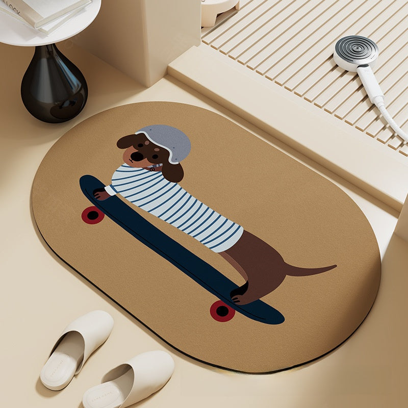 Dachshund floor mat