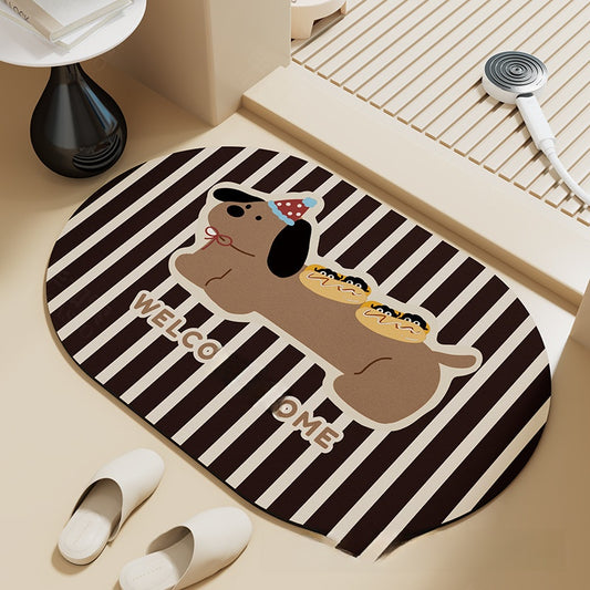 Dachshund floor mat