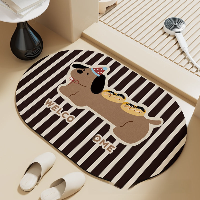 Dachshund floor mat