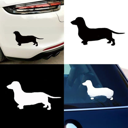 Dachshund Reflective Car Sticker
