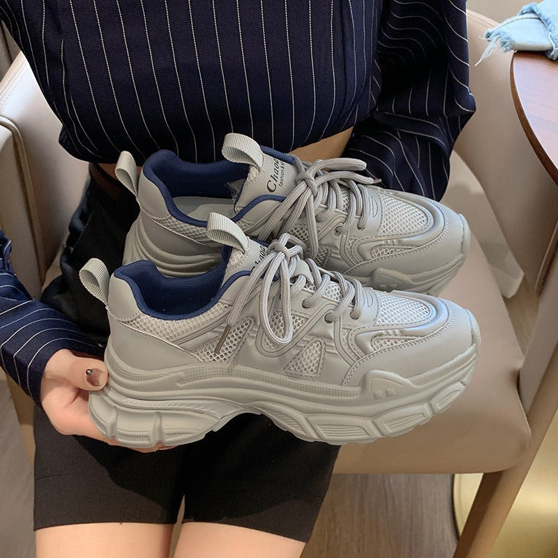 Dad shoes, women's shoes, breathable mesh sports shoes