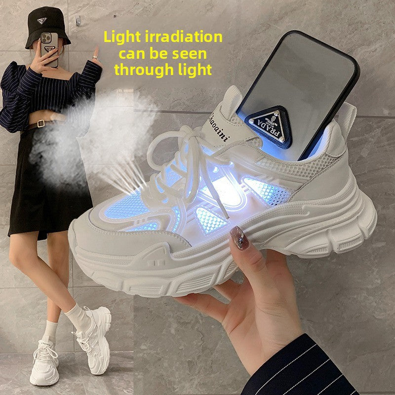 Dad shoes, women's shoes, breathable mesh sports shoes