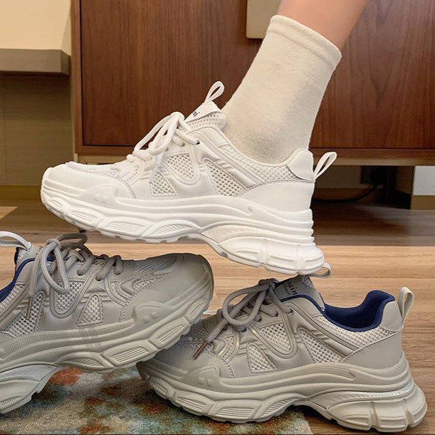 Dad shoes, women's shoes, breathable mesh sports shoes