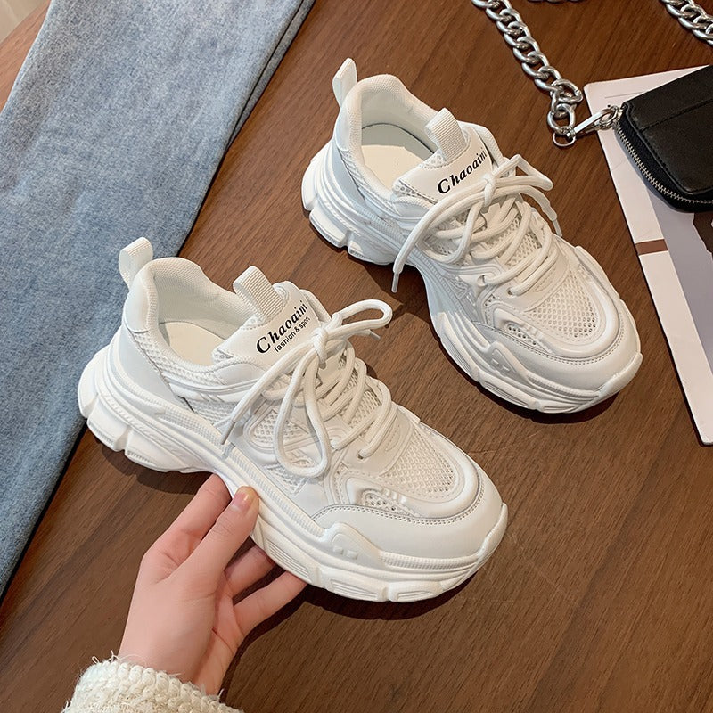 Dad shoes, women's shoes, breathable mesh sports shoes