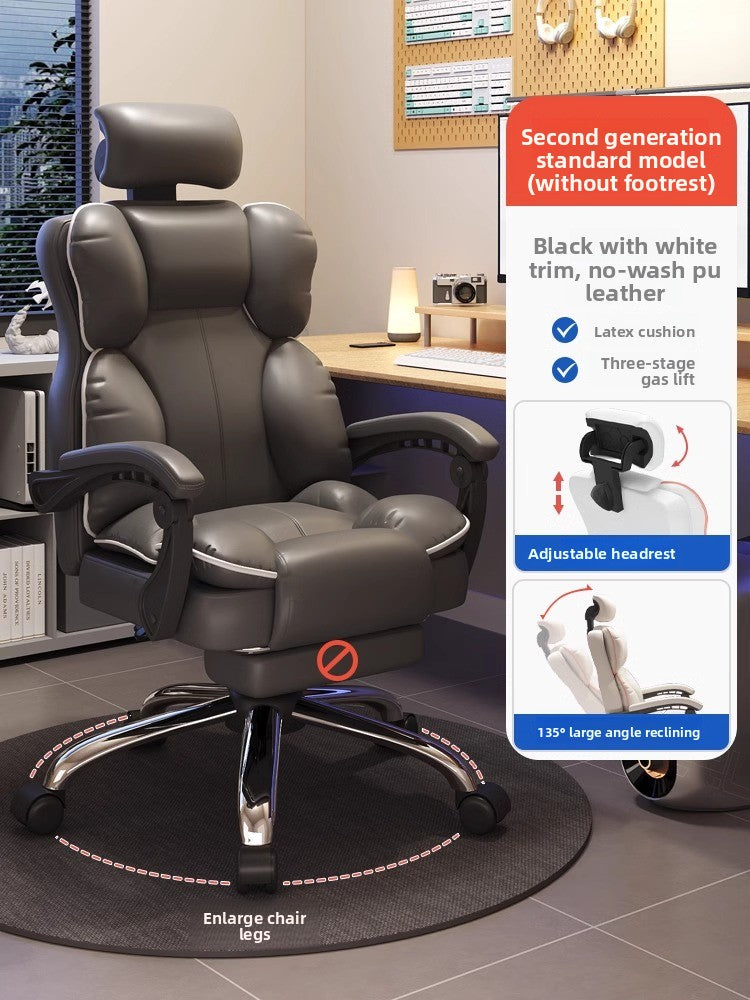 Adjustable Lumbar Support Ergonomic Office Chair for Comfort