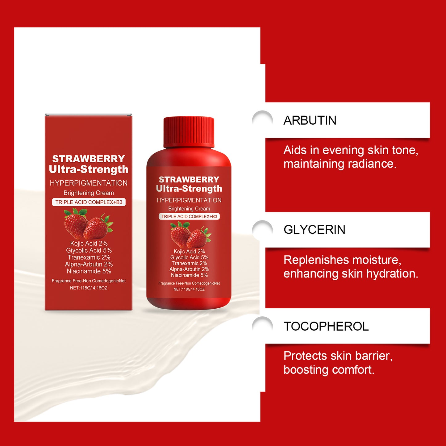 Daily skincare body lotion