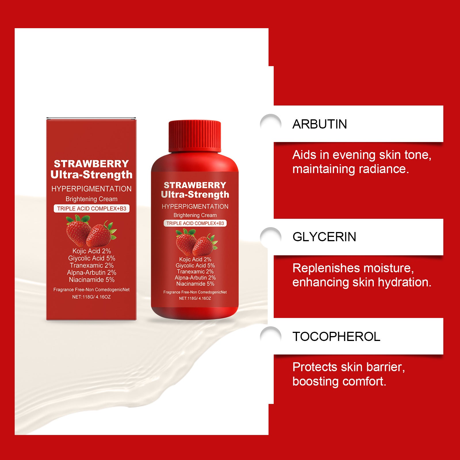 Daily skincare body lotion