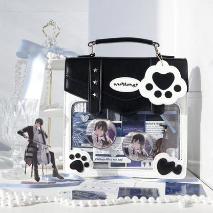 Daily versatile transparent backpack