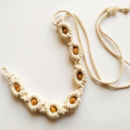 Daisy curtain tiebacks