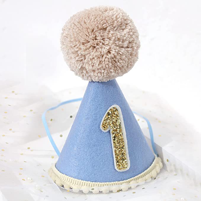 Daisy ins baby birthday hat decoration photo props digital children's year-old baby party headdress layout
