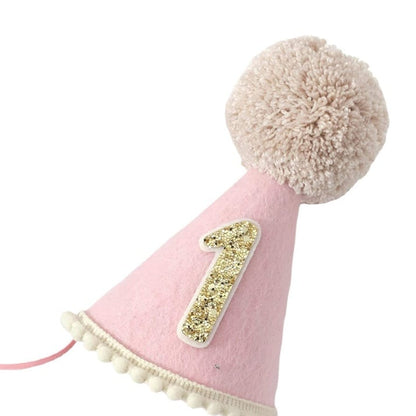Daisy ins baby birthday hat decoration photo props digital children's year-old baby party headdress layout