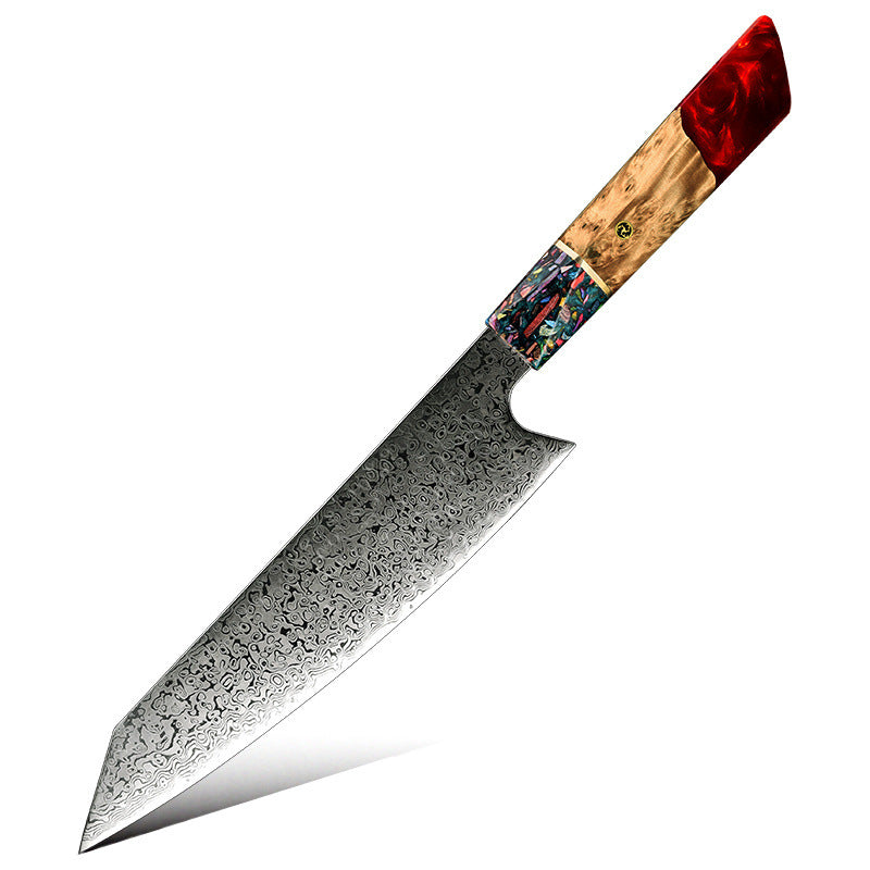 Damascus steel Japanese kitchen knife