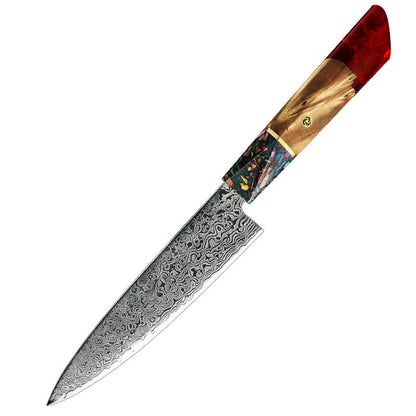 Damascus steel Japanese kitchen knife