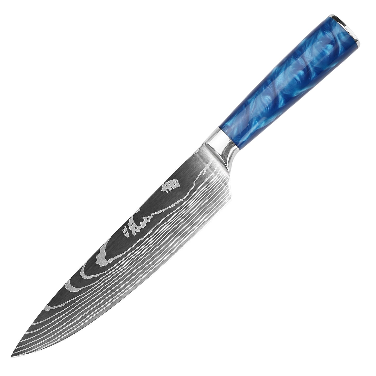 Damascus Steel Kitchen Knife Set