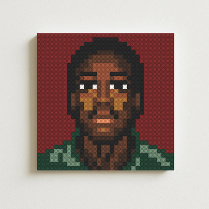 Daniel Caesar Freudian Building Block Music Figurine