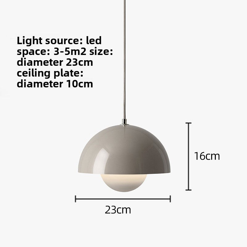 Danish Flower Bud Pendant Light