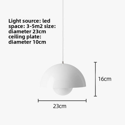 Danish Flower Bud Pendant Light