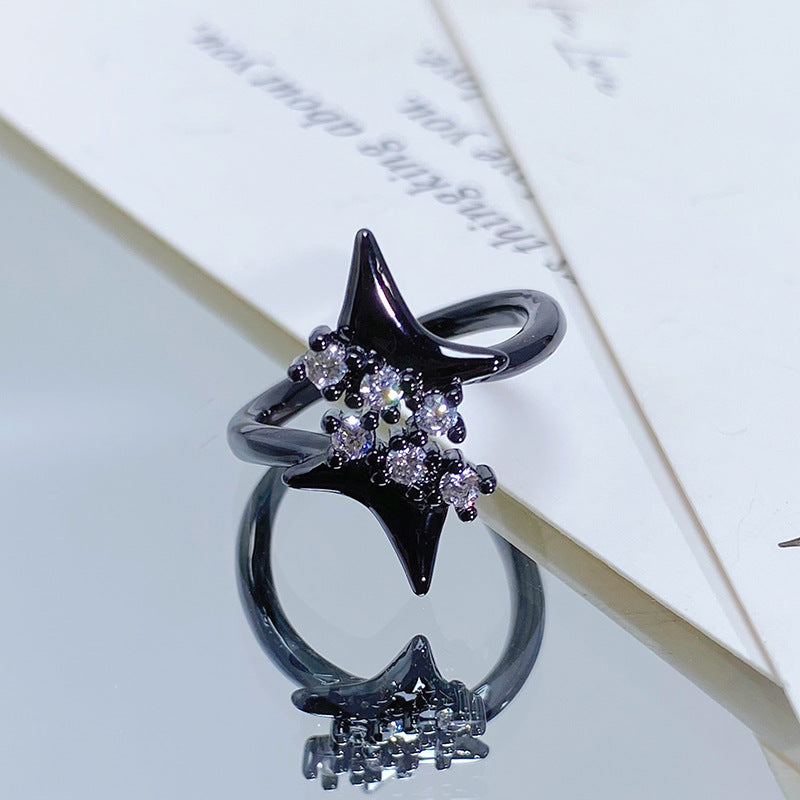 Dark Spider Crow Opening Ring