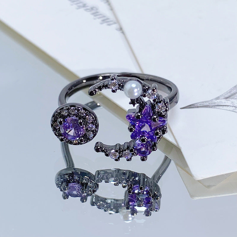 Dark Spider Crow Opening Ring