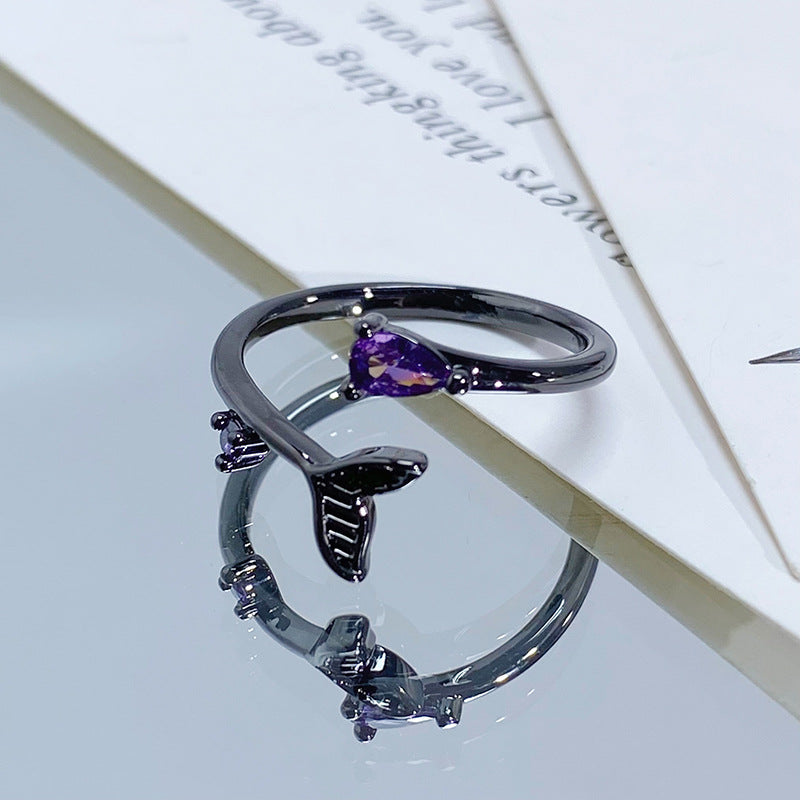 Dark Spider Crow Opening Ring