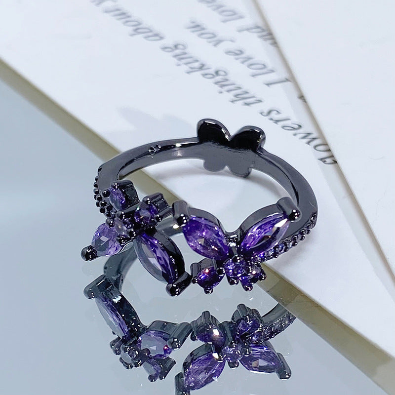 Dark Spider Crow Opening Ring