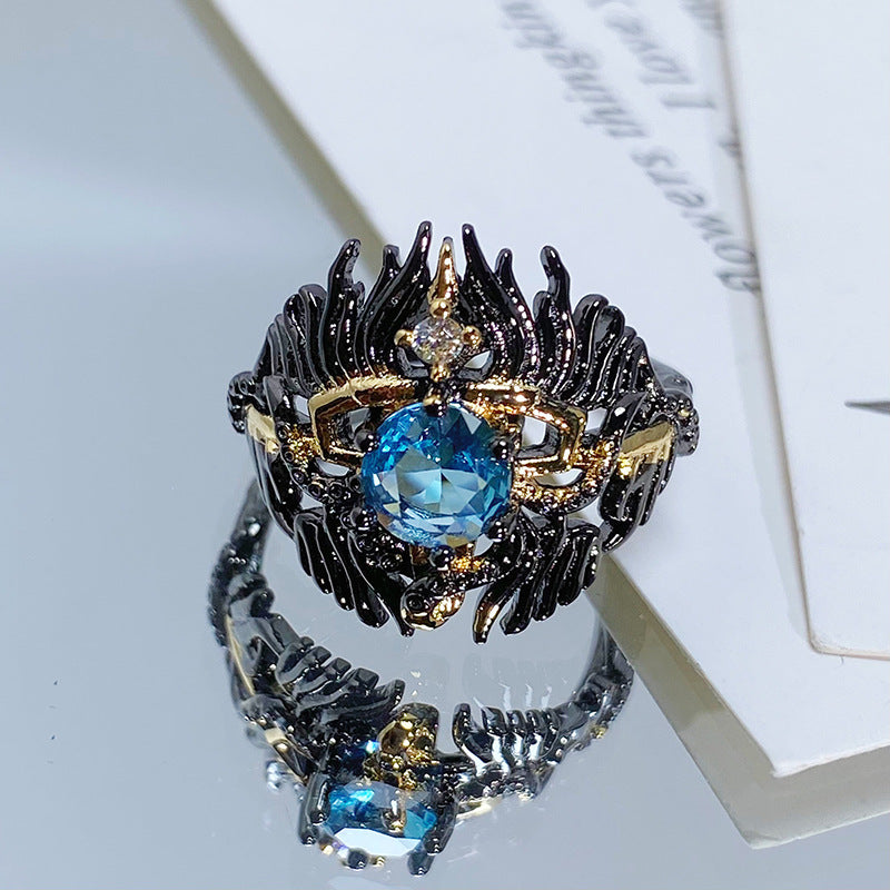 Dark Spider Crow Opening Ring