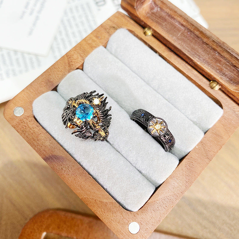 Dark Spider Crow Opening Ring