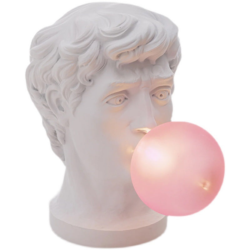 David Bubble Blowing Sculpture Table Lamp