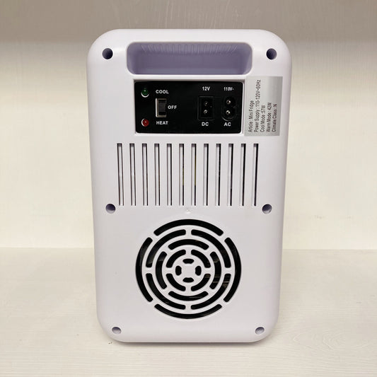 Portable 6L Refrigerator with Heating and Cooling Power