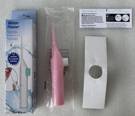 Portable Manual Dental Water Flosser for Daily Oral Care