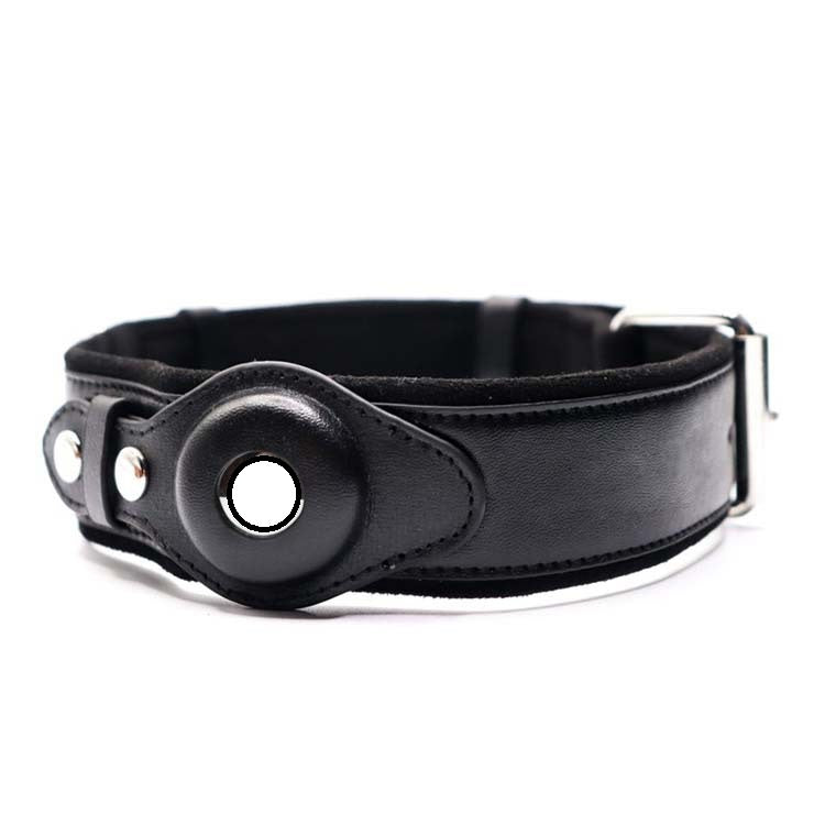 Location Tracker Leather Dog Collar – First Layer Pet Collar