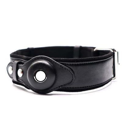 Location Tracker Leather Dog Collar – First Layer Pet Collar