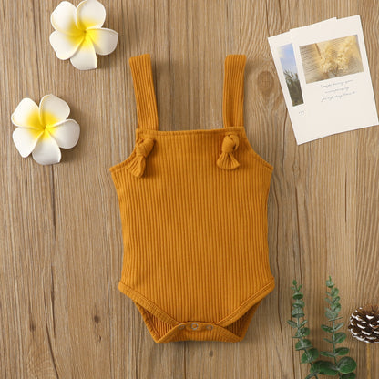 Baby Cotton Pit Strap Small Romper Cozy Cotton Infant Wear