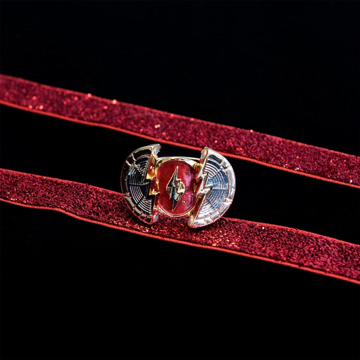 DC Flash Movie Allen Barry Style Adjustable Copper Ring