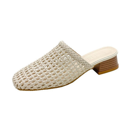 Summer New Arrival Womens Fashion Sandals With Woven Uppers