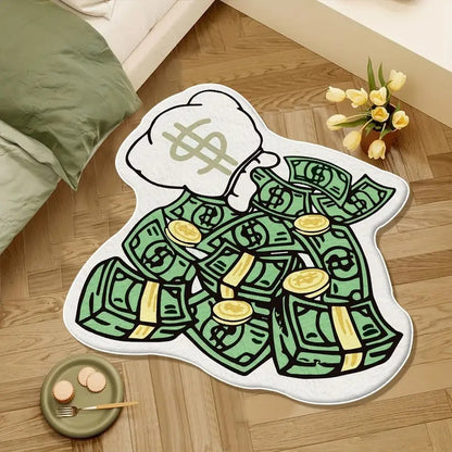 Bathroom Absorbent Non-Slip Floor Mat – Soft Quick-Dry Rug