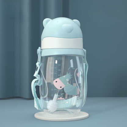 Baby Bottle with Straw Handle Wide Mouth for Daily Feeding