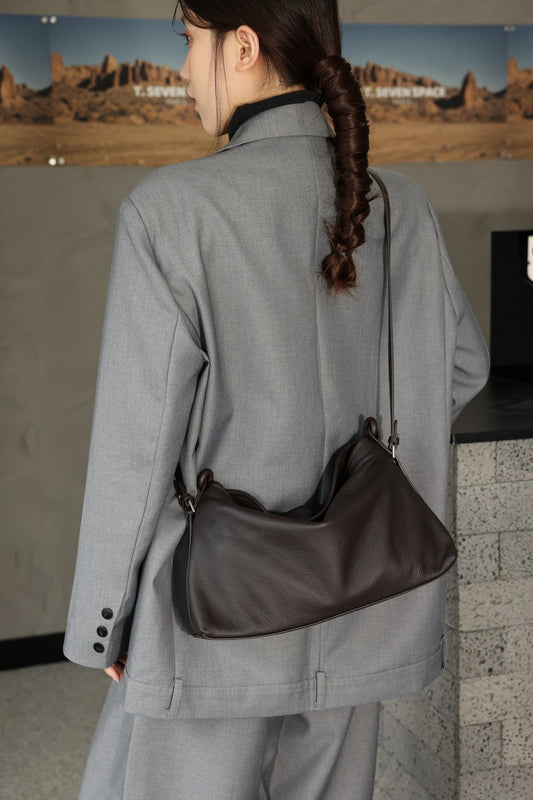 Matte Casual Crossbody Single-Shoulder Bag for Daily Use